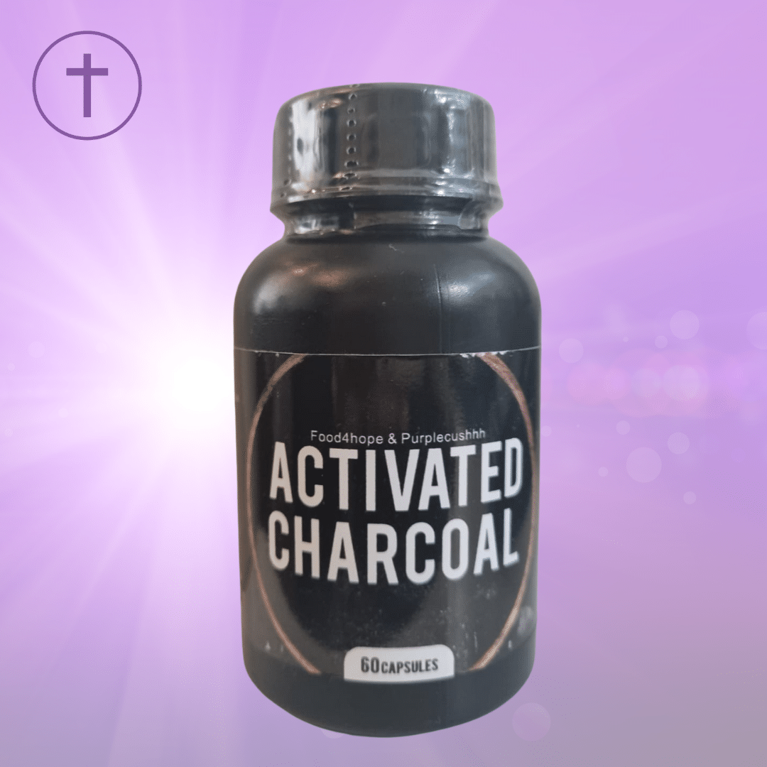 Activated Charcoal Capsules - Digestive Detox & Cleanse Support | Purple Cushhh SA