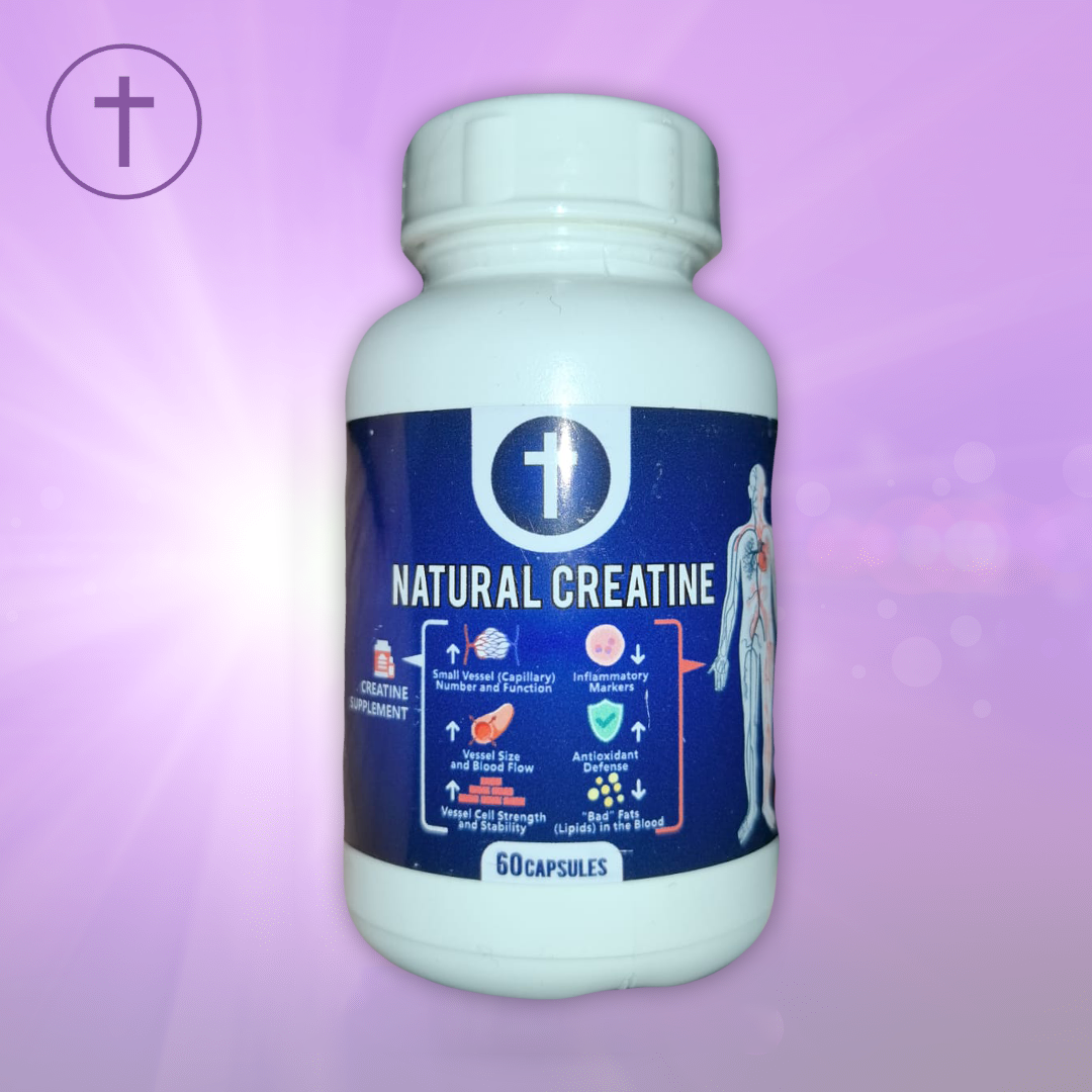 Natural Creatine Capsules - Muscle Recovery & Strength Supplement | Purple Cushhh SA