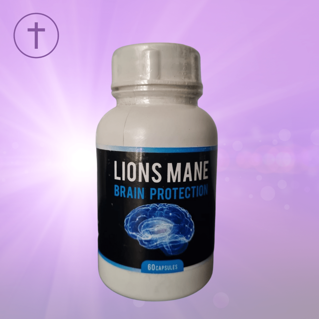 Food4Hope & Purple Cushhh Lion's Mane Mushroom 60 Capsules - Brain Health & Memory Support