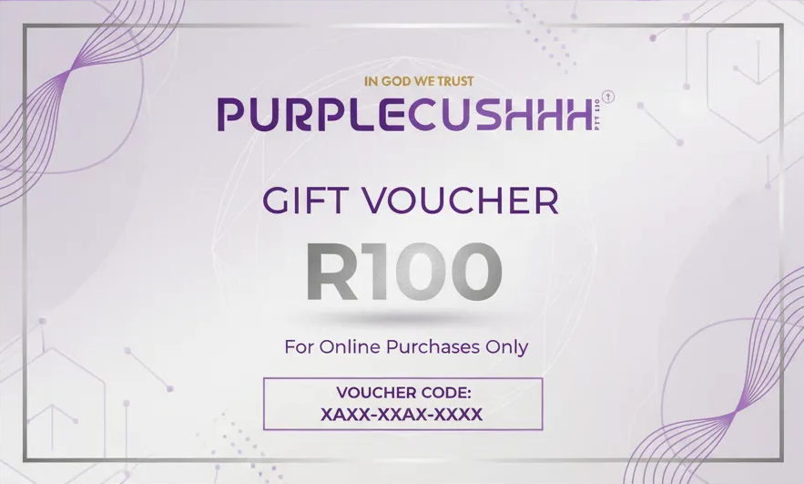 Purple Cushhh Gift card voucher