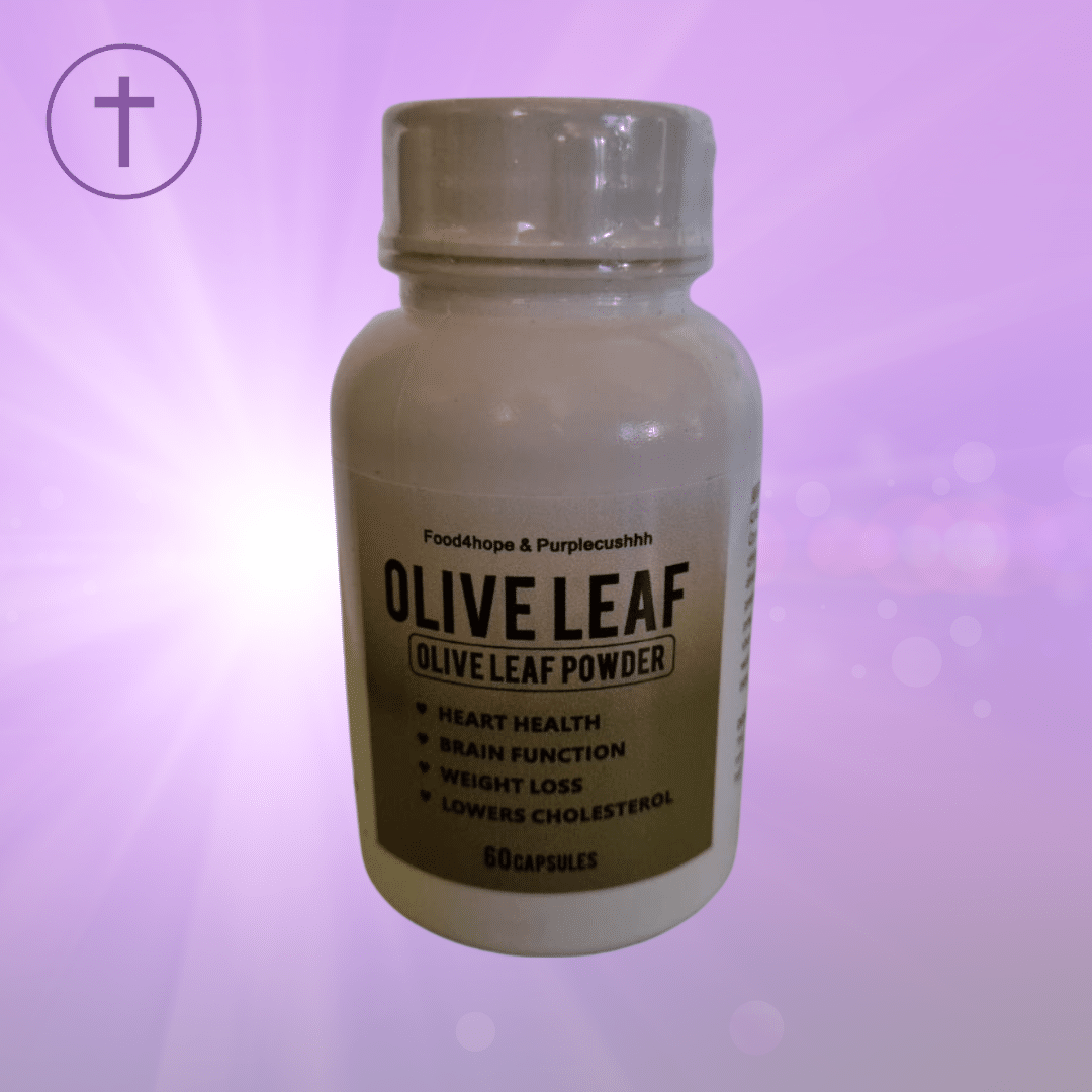 Olive Leaf Extract Capsules - Immune Support & Blood Pressure Health | Purple Cushhh SA