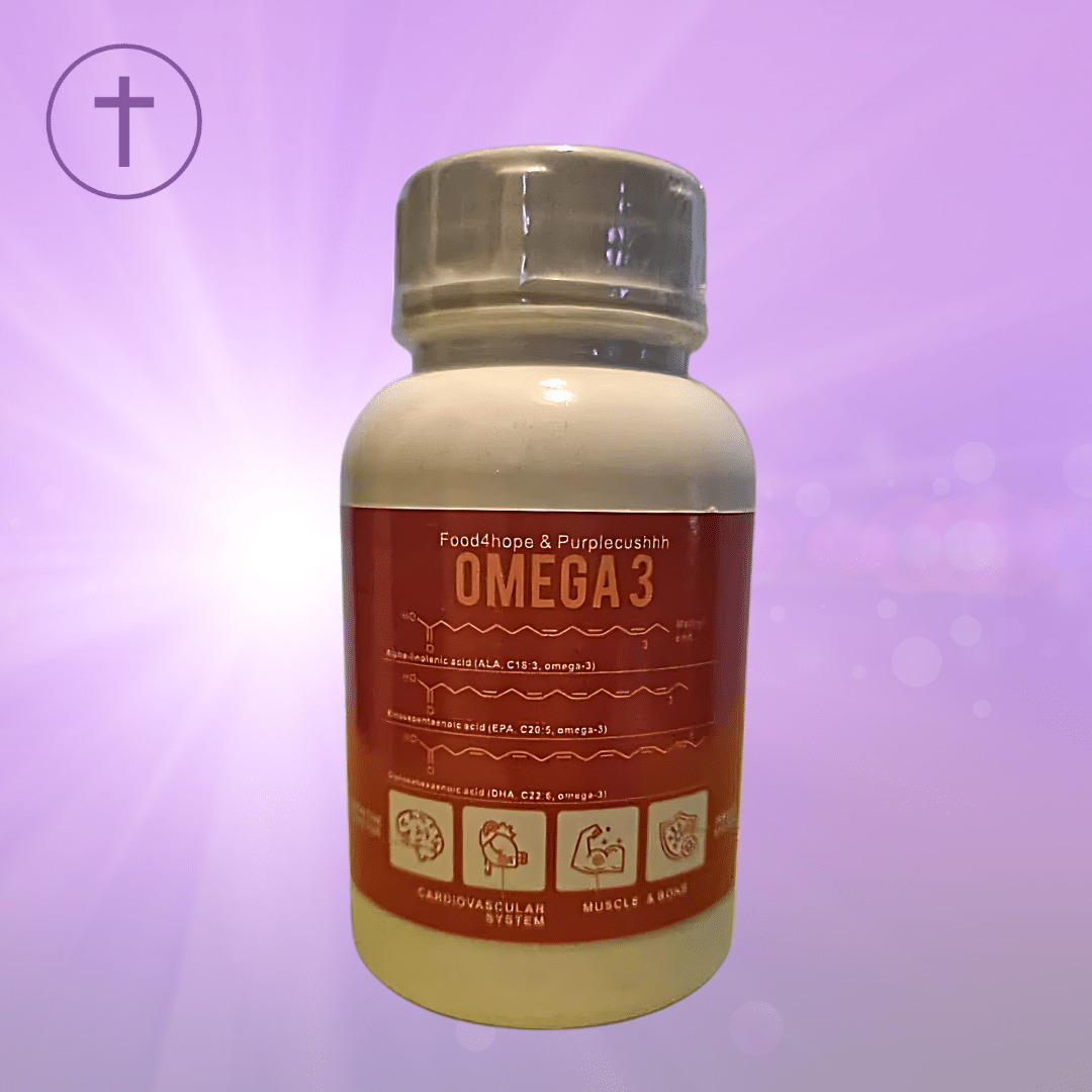 Omega 3 Capsules - Heart, Brain & Eye Health Support | Purple Cushhh SA