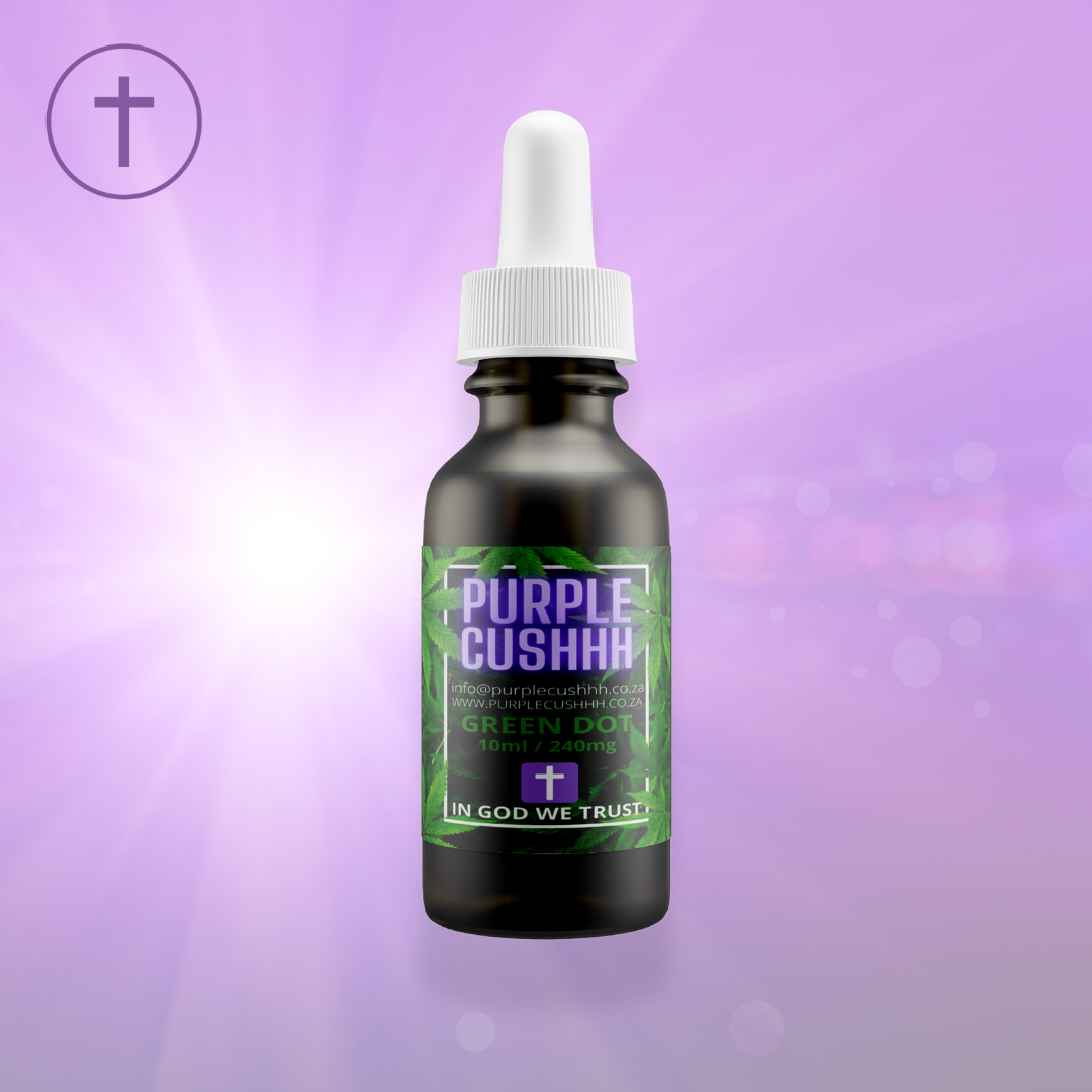 Purple Cushhh Green Dot - 240mg Pure Sativa FECO | Daytime Energy | Adults Only | Purple Cushhh SA