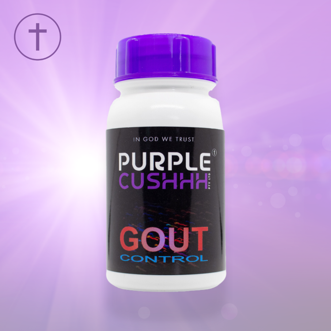 Gout Control Capsules - Natural Uric Acid & Joint Pain Relief | Purple Cushhh SA