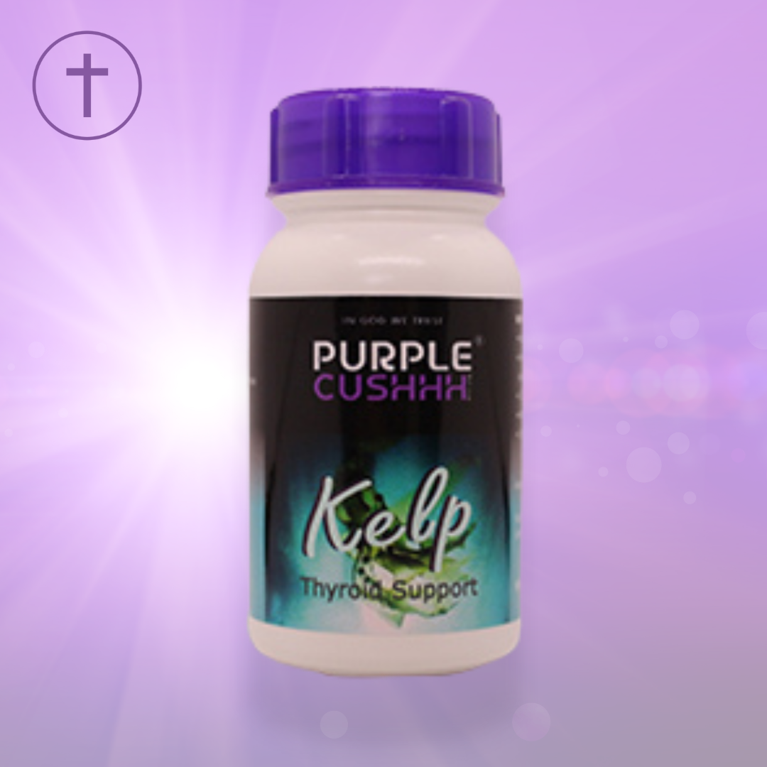 Kelp Thyroid Support Capsules - Natural Iodine for Hypothyroidism | Purple Cushhh SA