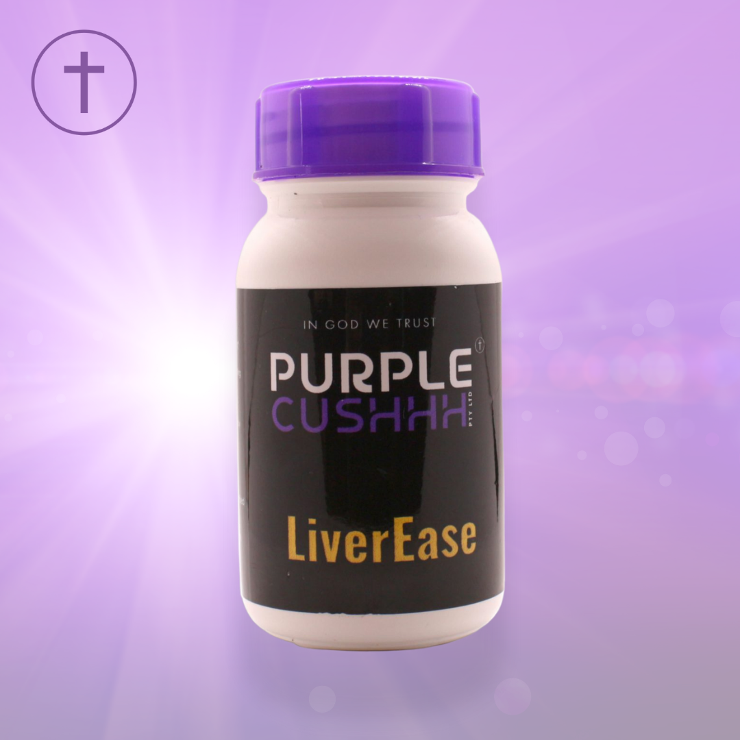 Liver Ease 60 Capsules - Natural Liver Support & Detox | Purple Cushhh SA