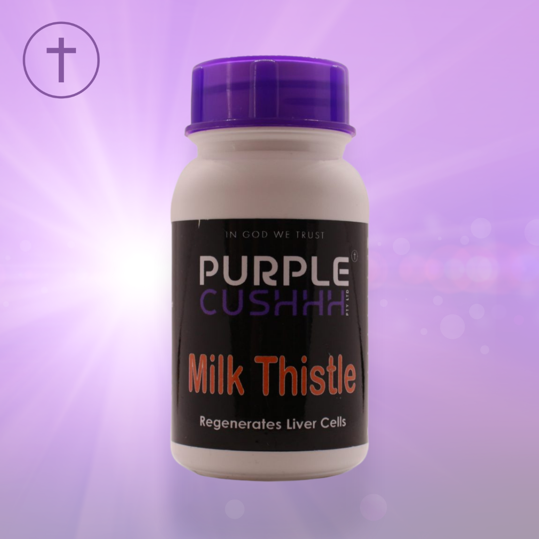 Premium Milk Thistle 60 Capsules - Liver Protection & Regeneration | Purple Cushhh SA