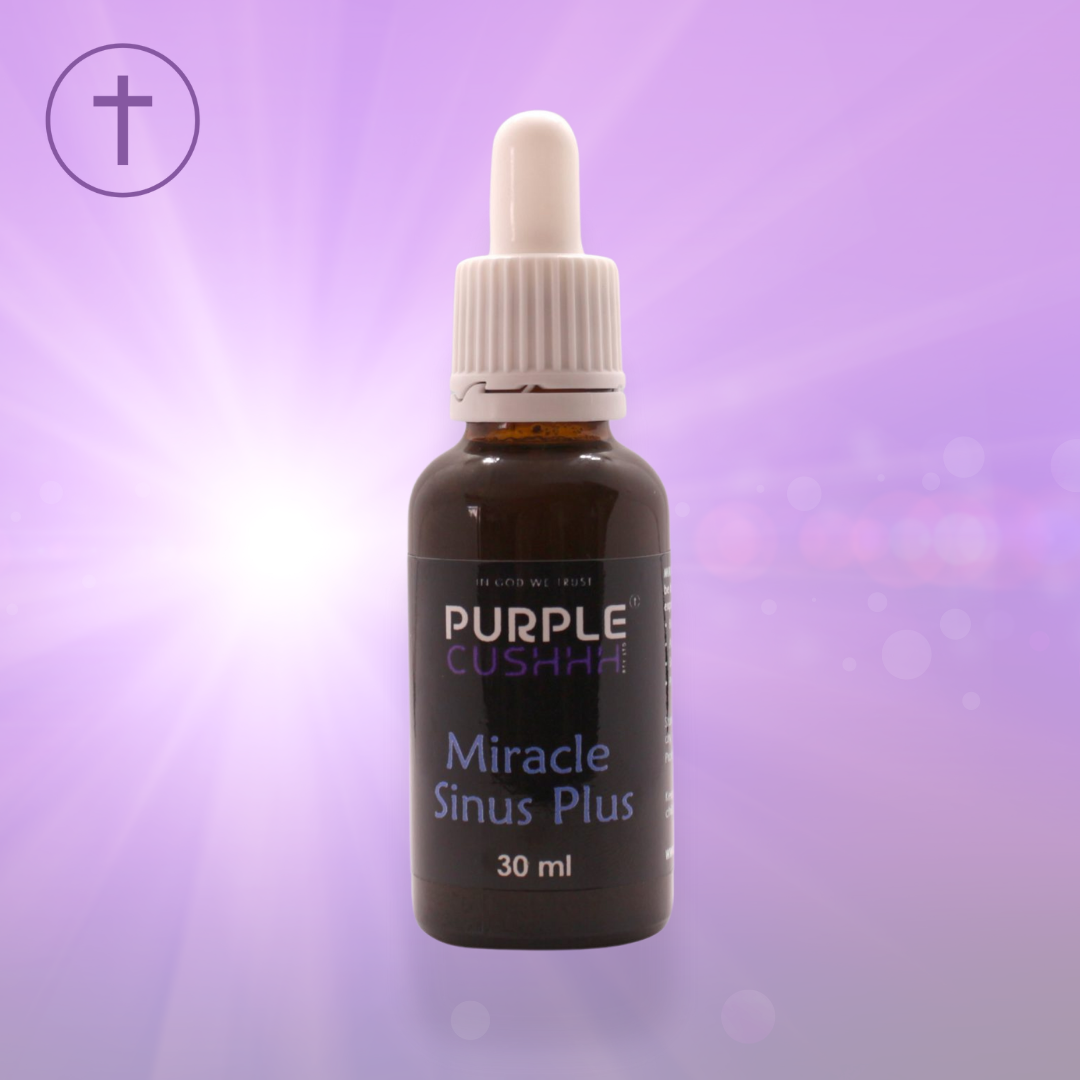 Miracle Sinus Plus Drops - Natural Sinus & Congestion Relief | Purple Cushhh SA