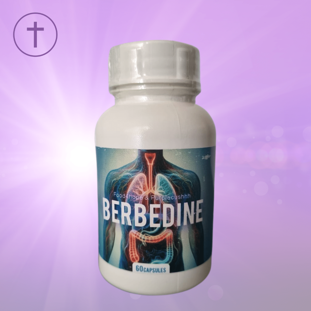 Berberine 500mg Capsules  - Blood Sugar & Metabolic Health Supplement | Purple Cushhh SA