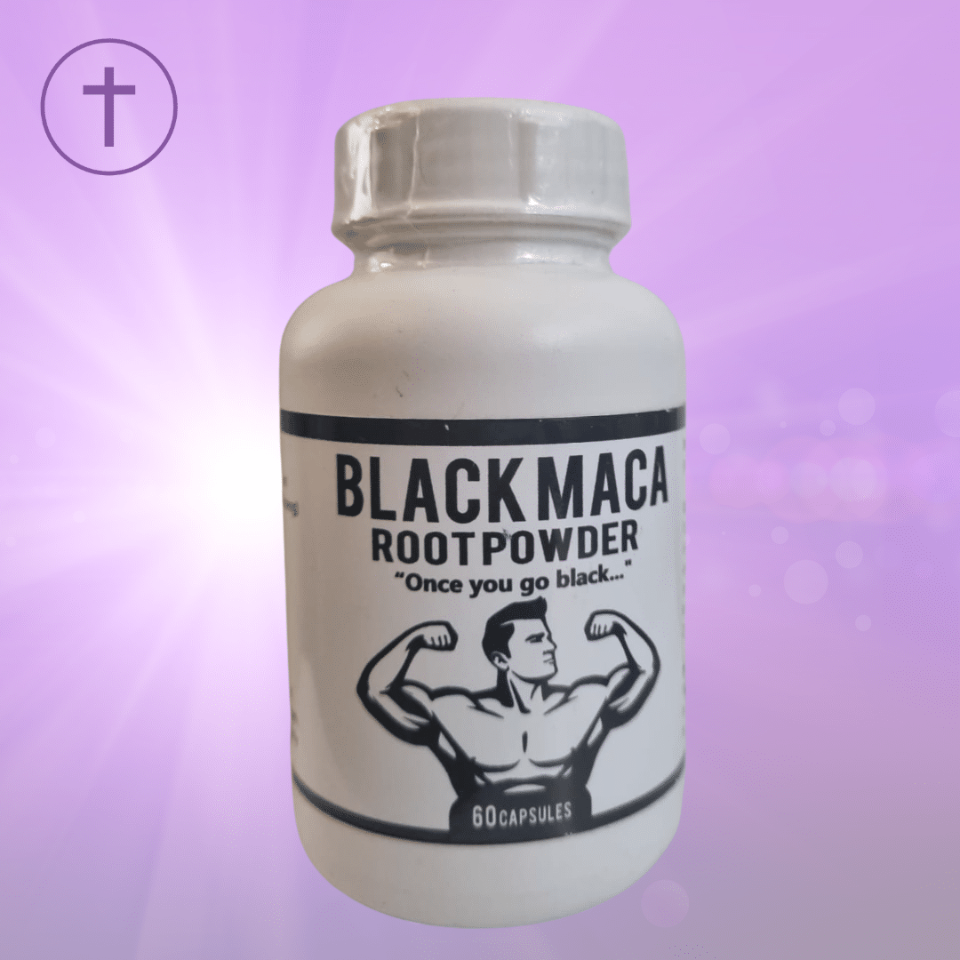 Black Maca Root Powder Capsules - Libido, Energy & Brain Health | Purple Cushhh SA