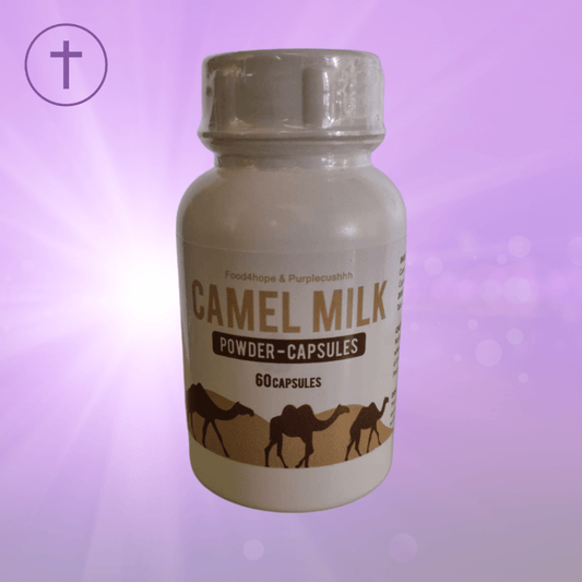 Camel Milk Powder Capsules - Immune Support & Diabetic Health | Purple Cushhh SA