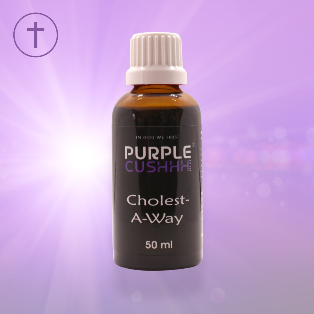 Cholest-A-Way Drops - Natural Cholesterol & Blood Cleanse Support -www.purplecushhh.co.za
