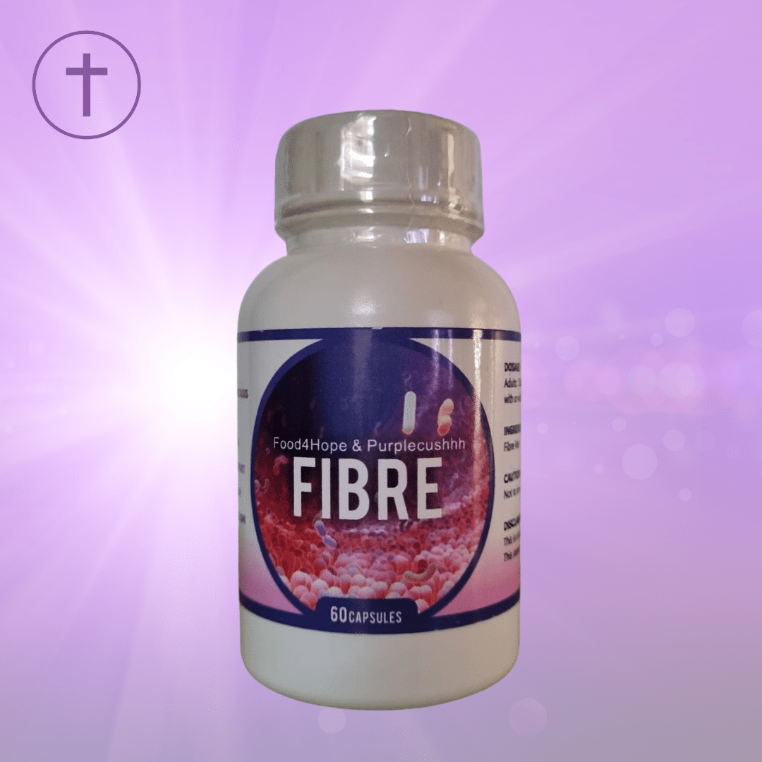 Food4Hope & Purple Cushhh Fibre - Digestive Health & Gut Support | 60 Capsules | Purple Cushhh SA