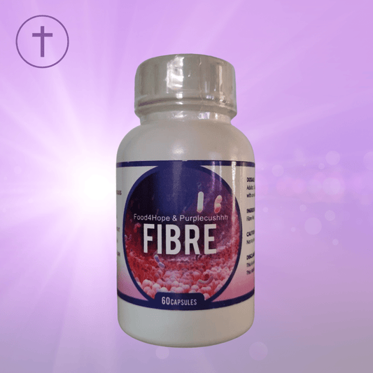 Food4Hope & Purple Cushhh Fibre - Digestive Health & Gut Support | 60 Capsules | Purple Cushhh SA