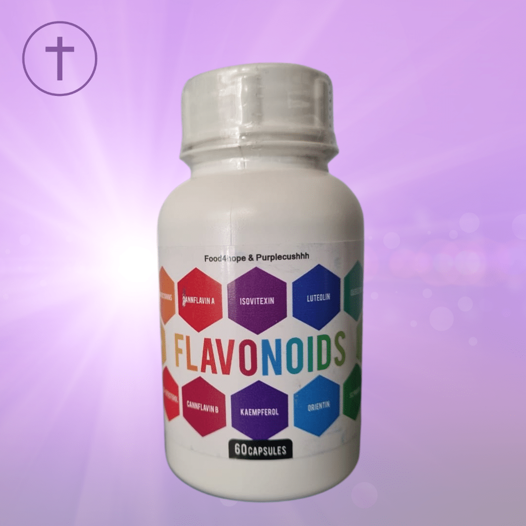 Flavonoids Supplement Capsules - Plant-Based Antioxidant & Anti-Inflammatory | Purple Cushhh SA