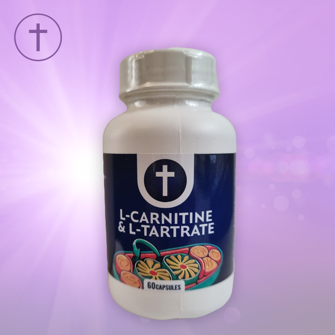 Food4Hope & Purple Cushhh L-Carnitine 500mg 60 Capsules - Fat Loss, Energy & Recovery