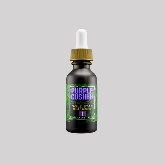 Purple Cushhh Gold Dot CBD Oil - 240mg Balanced CBD + FECO | 50/50 Ratio | Adults Only | Purple Cushhh SA