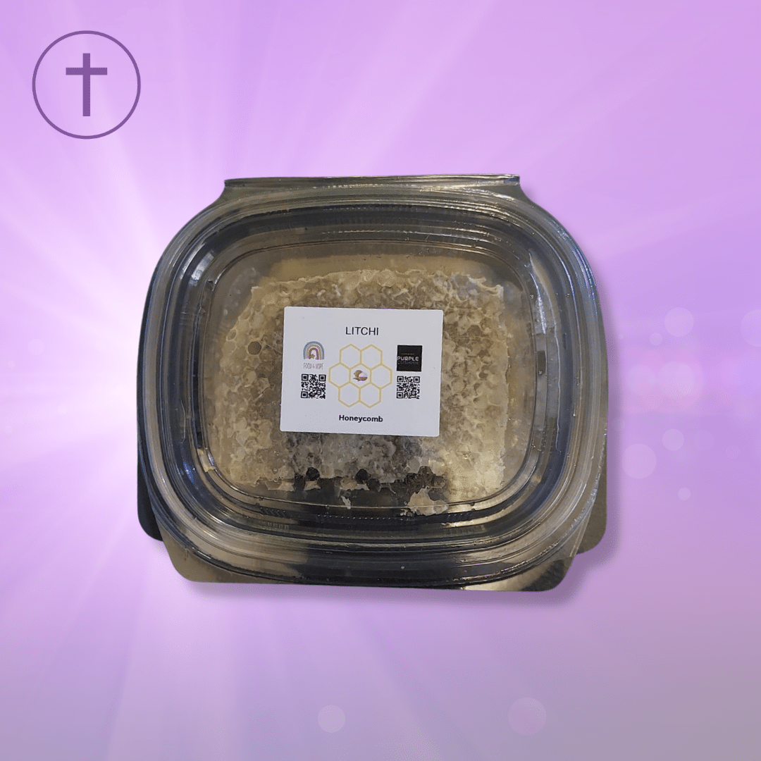 Organic Litchi Raw Honey Comb