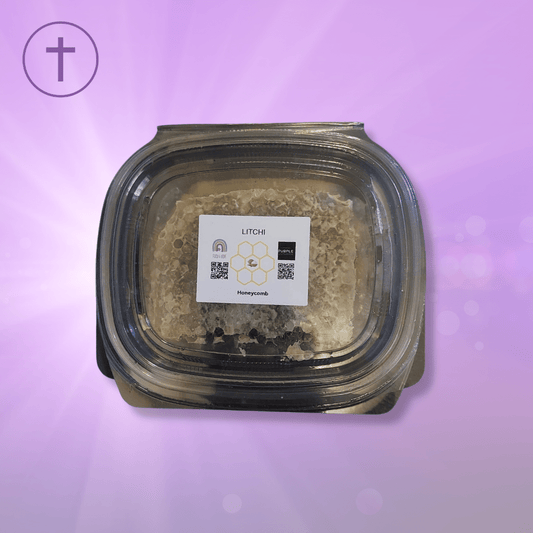 Organic Litchi Raw Honey Comb