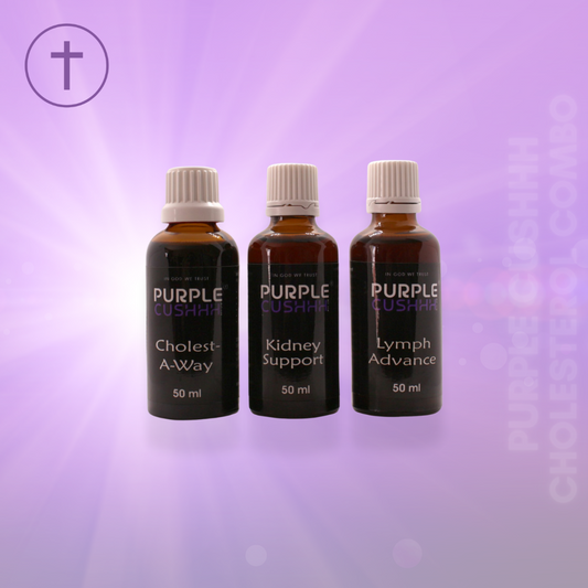 Dr's Choice Cholesterol Combo - Natural Cholesterol Control & Heart Health | Purple Cushhh SA