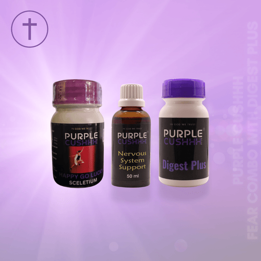 Dr's Choice Fear Combo - Natural Fear & Anxiety Relief | Purple Cushhh SA