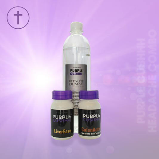 Headache Relief Combo - Natural Migraine & Tension Headache Treatment | Purple Cushhh SA