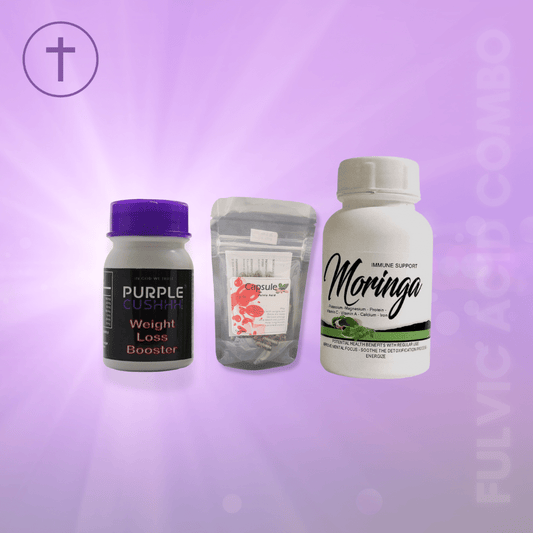 Holistic Health Kick - Fulvic Acid Absorption, Detox Boost & Moringa Superfood Nutrition | Purple Cushhh SA