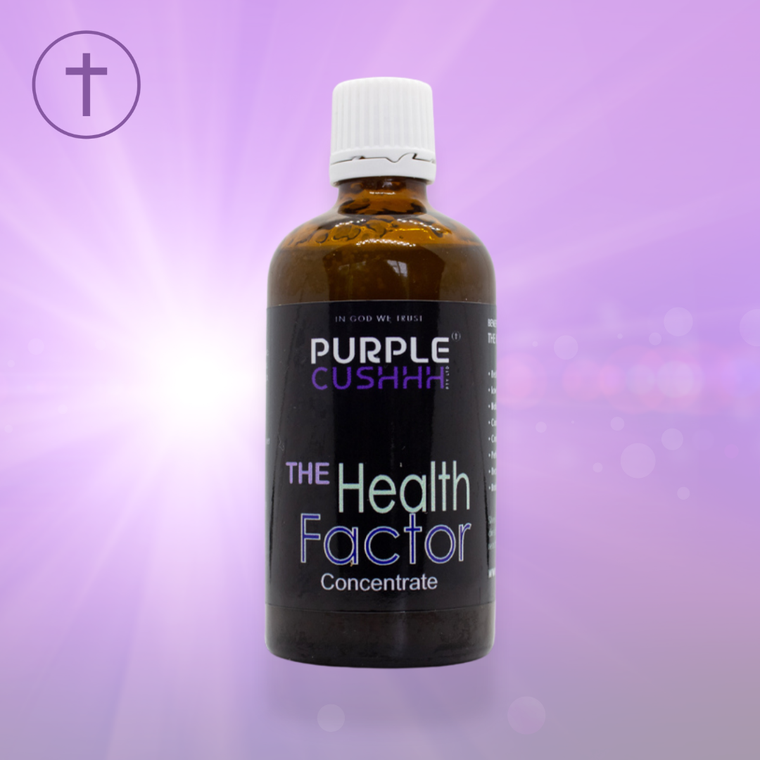 The Health Factor Concentrate 50ml - 13 Herb Immune & Wellness Tonic | Purple Cushhh SA