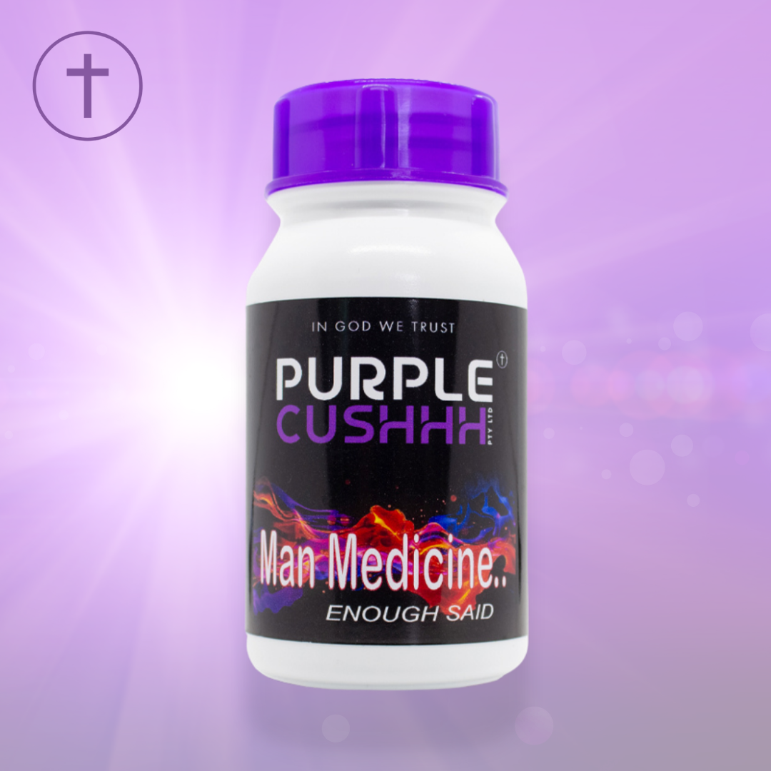 Man Medicine Capsules - Natural Male Enhancement & Performance Support | Purple Cushhh SA