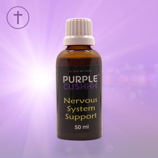 Nervous System Support Drops - Natural Anxiety & Stress Relief | Purple Cushhh SA