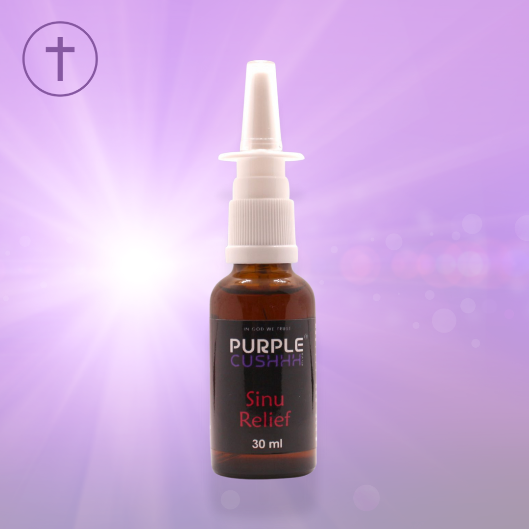 Sinu Relief Nasal Spray - Natural Sinus & Allergy Relief | Purple Cushhh SA