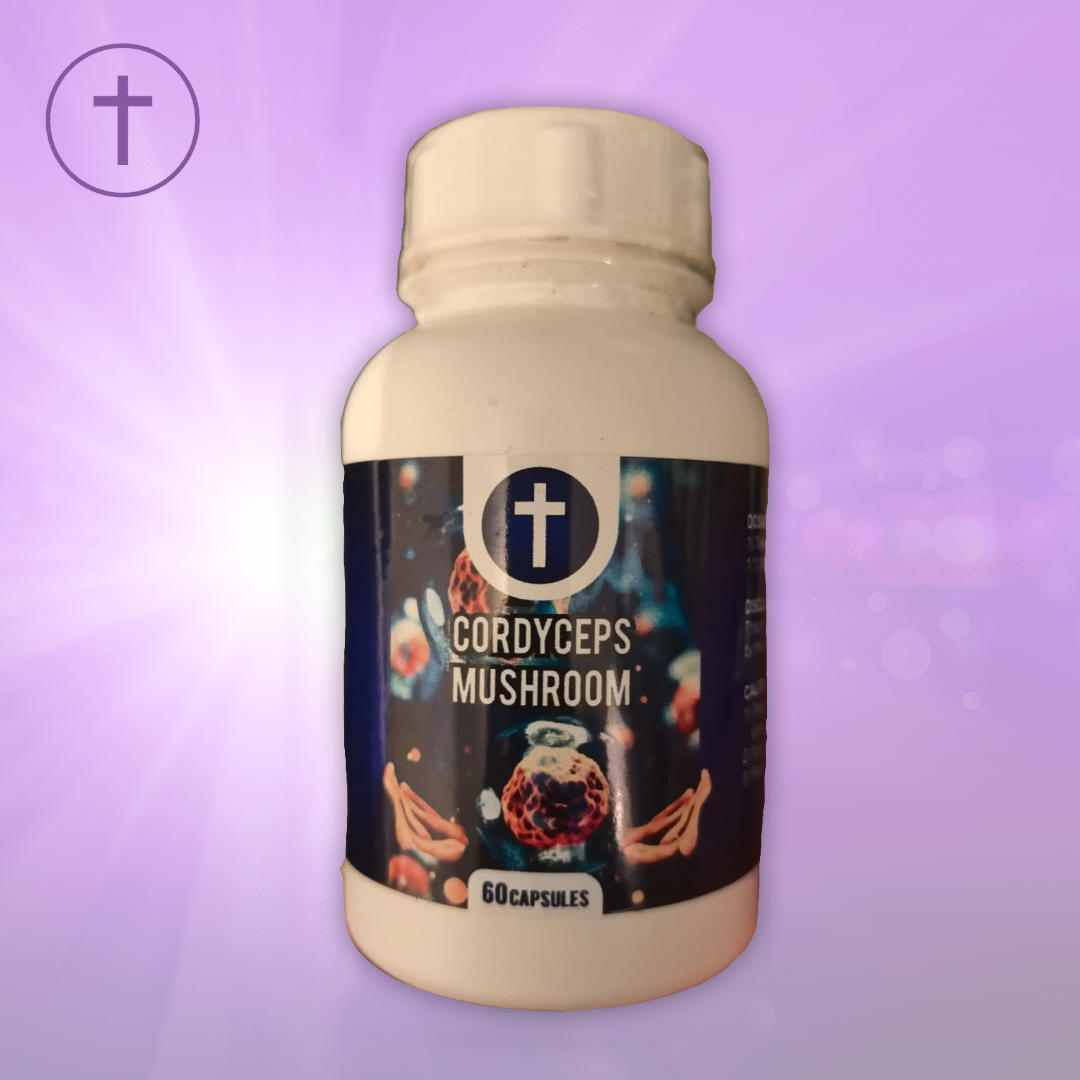 Purple Cushhh Cordyceps Mushroom 60 Capsules - Energy, Stamina & Respiratory Support