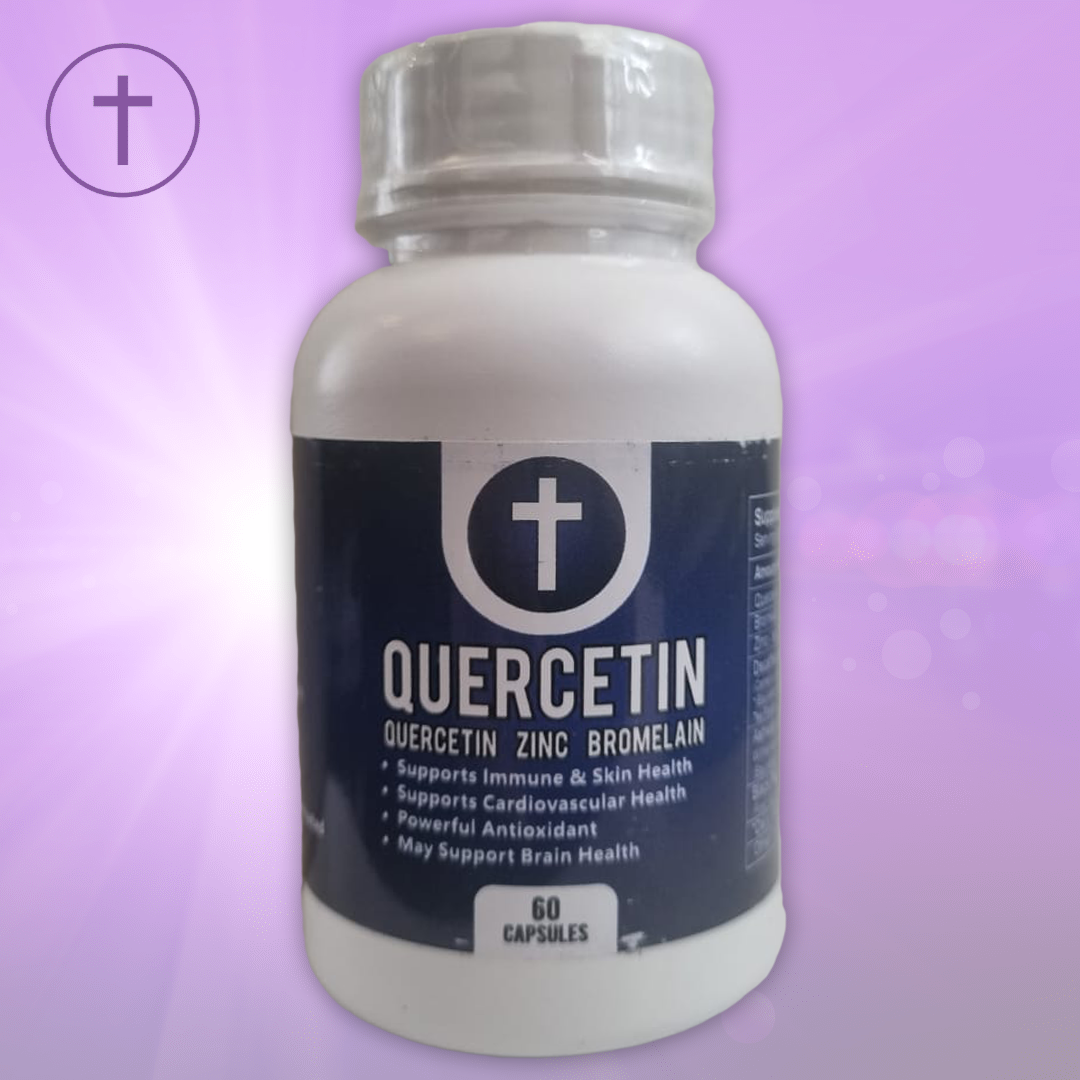 Quercetin 500mg 60 Capsules - Natural Antihistamine & Immune Support | Purple Cushhh SA