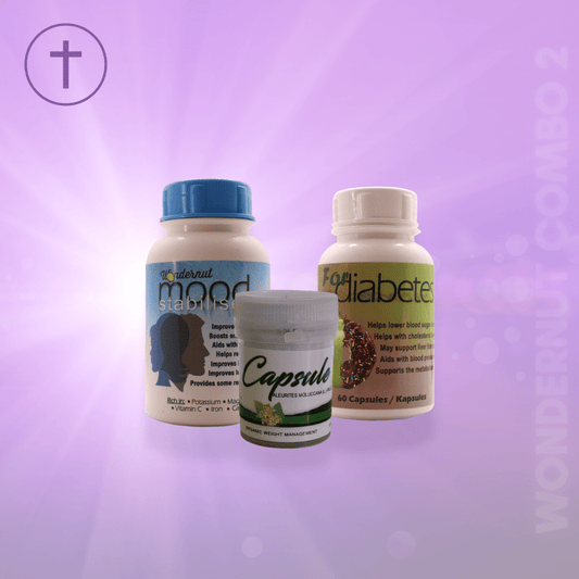 Wondernut Wellness System - Mood Support, Superfood Nutrition & Blood Sugar Balance | Purple Cushhh SA